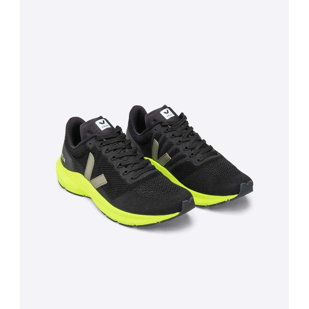 Veja MARLIN LT V KNIT Men's Running Shoes Black | NZ 139RVD